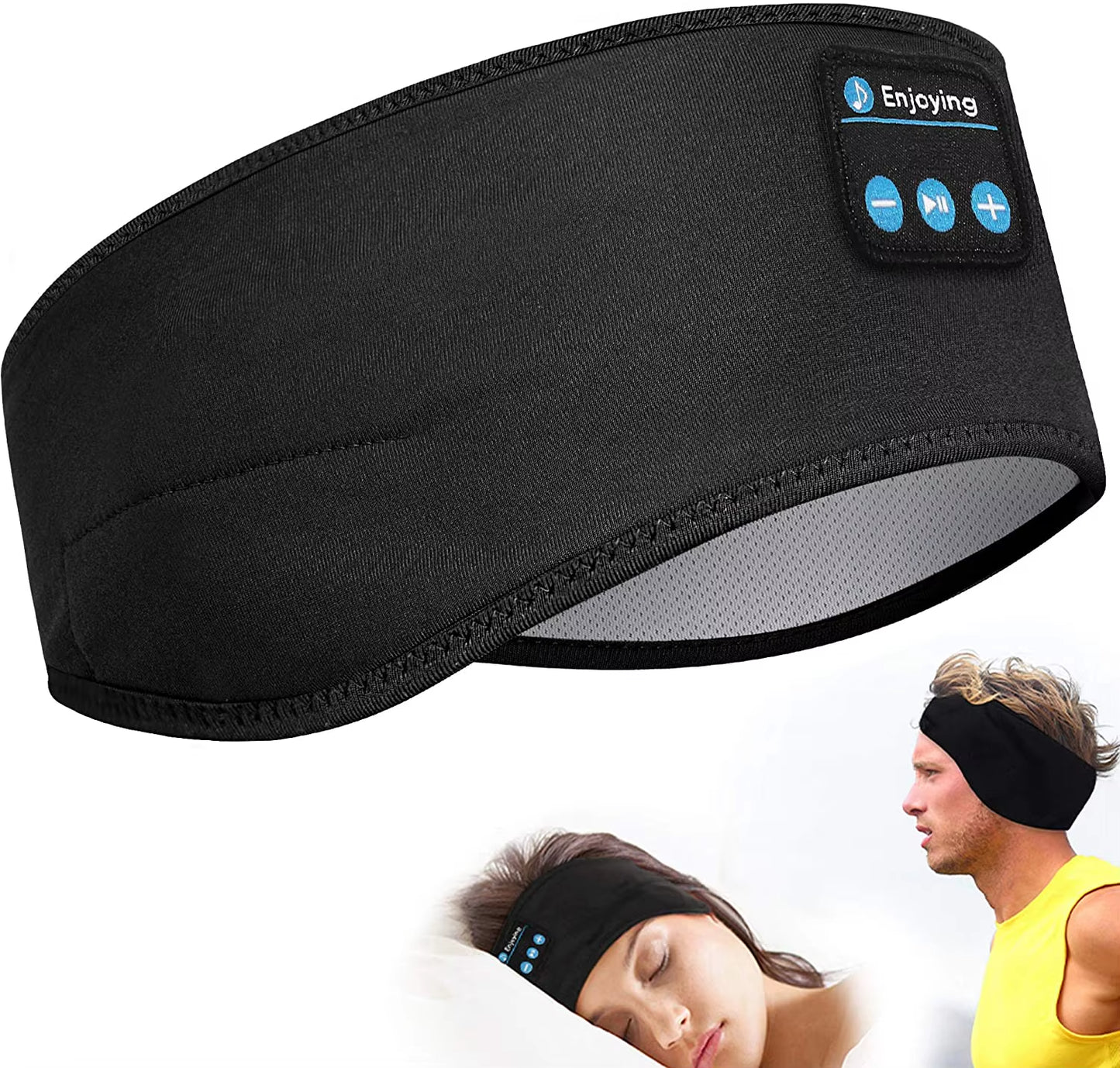 Fixora Bluetooth Sleep Headband – Ultra-Soft Wireless Headphones for Sleeping, Travel & Relaxation